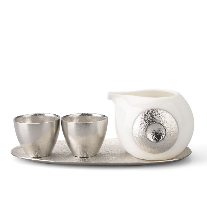 Mini Gathering Sake Set – 1 Katakuchi + 2 Sake Cups